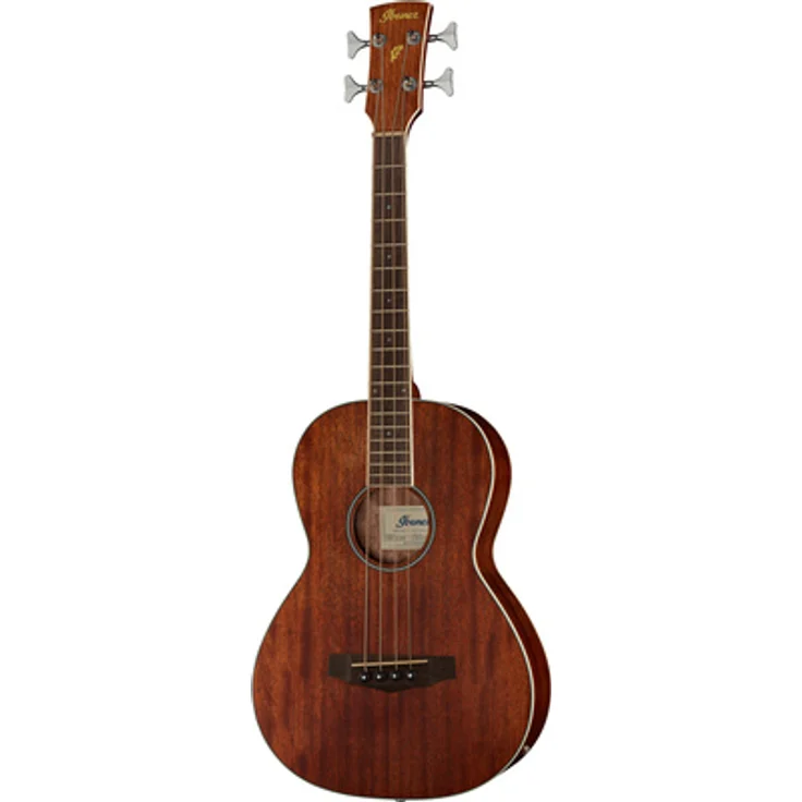 Ibanez PNB14E-OPN Acoustic Bass, Parlor Korpusgröße, Afrikanisches Mahagoni, Fishman Sonicore Tonabnehmer, Open Pore Natural
