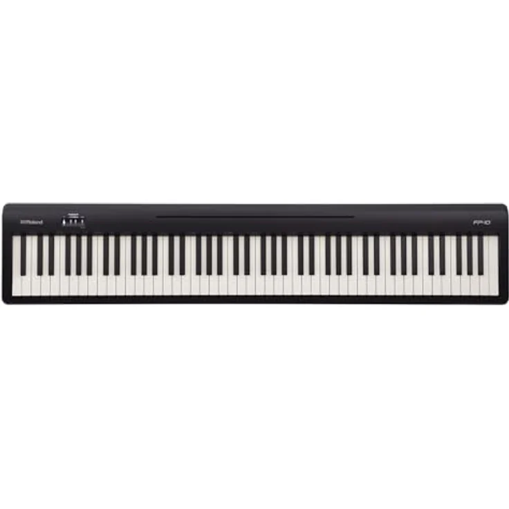 Roland FP-10 Tragbares Digital Piano Keyboard mit 88 Tasten, SuperNATURAL Klangerzeugung, Bluetooth und keepdrum Kopfhörer, schwarz – Bild 2