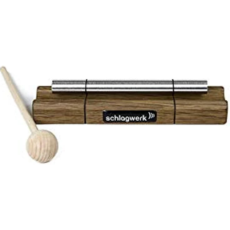 Schlagwerk PC3 Power Chime g4, Aluminium Klangröhre mit Eiche Holzträger, Stimmung g4 (440 Hz), inkl. Schlägel – Bild 2