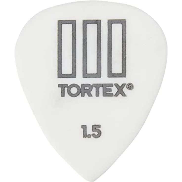 Jim Dunlop Plektrum Tortex T3, 1,50 mm, 72 Stück, hochwertige Gitarrenplektren mit minimalem Verschleiß, hergestellt in den USA – Bild 1