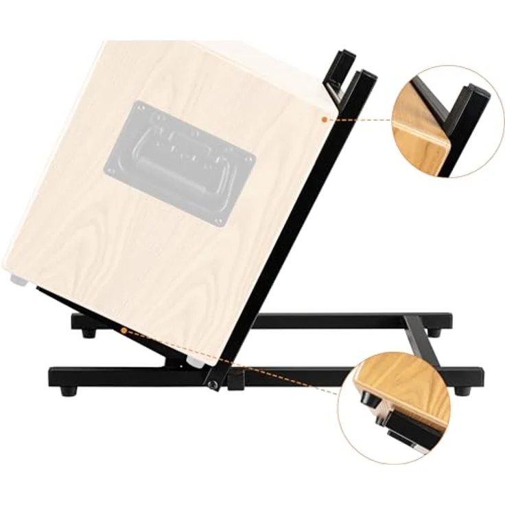 Ortega Guitars OAS-FL, Klappbarer Floor Amp Stand für Verstärker bis 40 kg, Stahl schwarz – Bild 5
