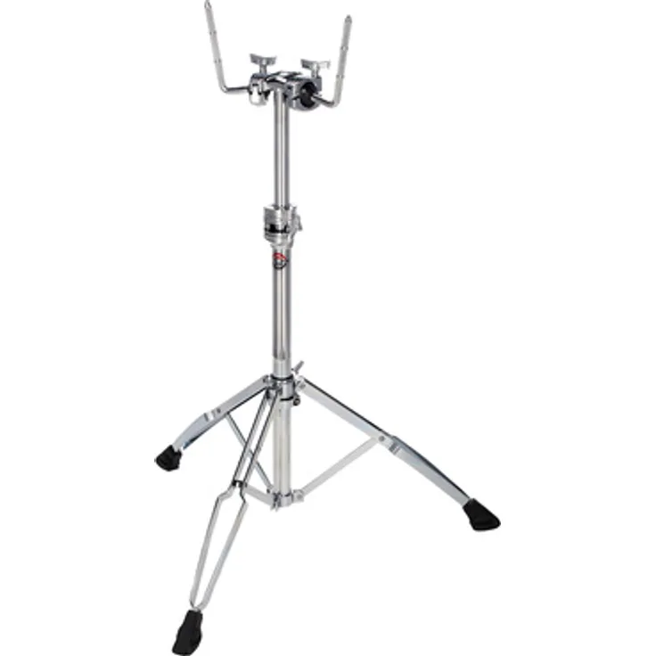 Ludwig LAP441TS Atlas Pro Doppel Tom Stand, doppelstrebig mit 12mm Tom Aufnahme und Kugelgelenk