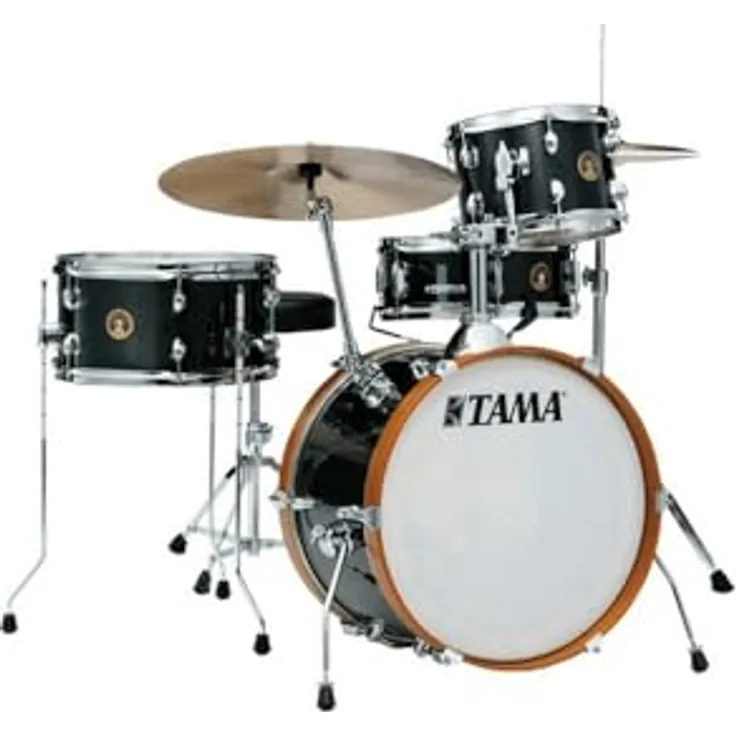 Tama Club Jam Vintage Kit - LJK48S-CCM, kompakter Kesselsatz in Charcoal Mist mit 18"x12" Bass Drum und 10"x07" Tom