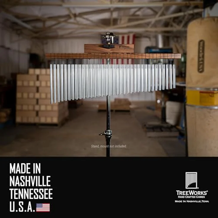 Schlagwerk TreeWorks Chimes TRE35db, Percussion mit 69 Klangstäben aus Aluminium/Titan-Legierung, handgefertigt in Nashville, einschließlich Softbag LG24 – Bild 2