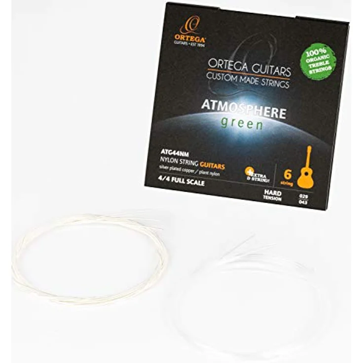 Ortega ATG44NM, Classical Strings in Atmosphere Green, Medium Tension mit exzellenter Stimmstabilität und Bespielbarkeit – Bild 3