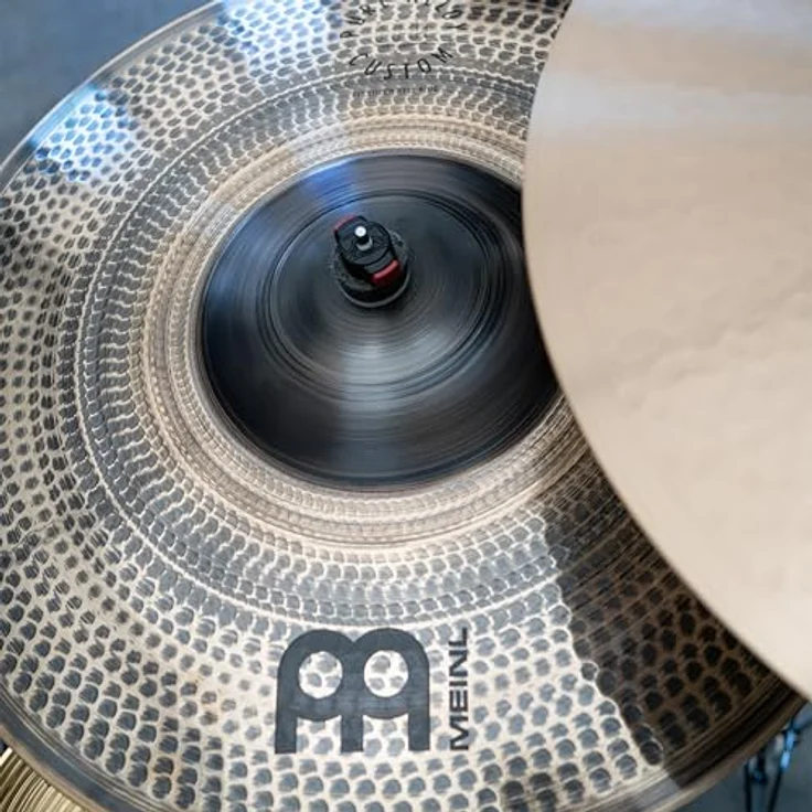 Meinl 21" Pure Alloy Custom Super Bell Ride, Schlagzeugbecken mit Smoke Bronze Finish, heller Ton und langem Sustain für Metal und Rock – Bild 7