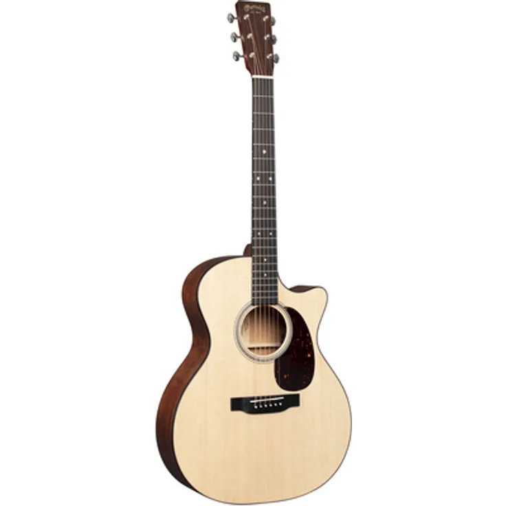 Martin Guitar GPC-16E-02, Grand Performance Cutaway Westerngitarre mit Fishman Matrix VT Enhance NT2 Tonabnehmer, Naturfarben Hochglanz