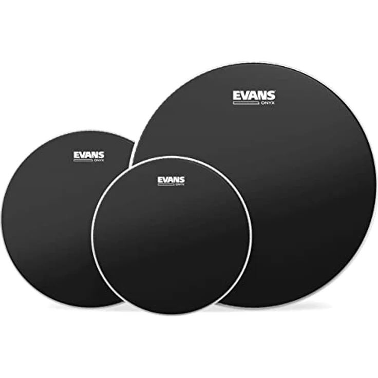 Evans ETP-ONX2-R Onyx Tom Pack Rock Felle, 10 Zoll, 12 Zoll, 16 Zoll, schwarz, 0,1905 mm Fellstärke – Bild 1