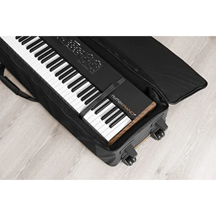 Studiologic Softbag Soft Case Size C, gepolsterte Transporttasche mit Rollen für SL88, Studio/Grand/Numa X Piano 88, Innenmaß 1280 x 310 x 125 mm, schwarz – Bild 3