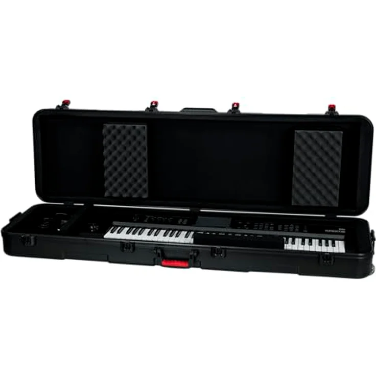 Gator TSA 88SLXL Keyboardcase, stabiler Polyäthylenaufbau mit TSA-Verriegelungen und Rollen, schwarz – Bild 8