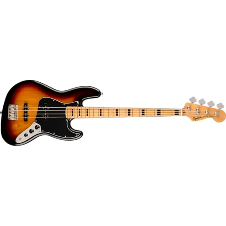 Squier CV 70s Jazz Bass MN, E-Bass mit Pappel Korpus, Ahorn Hals und 3-Color Sunburst Finish – Bild 1