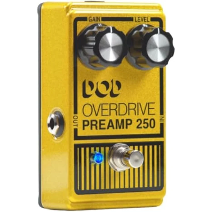 Digitech DOD Overdrive Preamp 250, Overdrive Pedal mit True Bypass und leichtem Aluminium Gehäuse – Bild 1