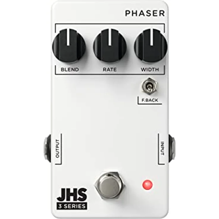 JHS Pedals 3 Series Phaser, Analoges Phaser Effektpedal mit True Bypass und Feedback-Schalter – Bild 1