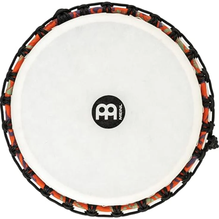 Meinl PADJ1-L-F 12" Travel Djembe, Farbe: Pharaoh's Script, leichter Kunststoff, 24" Höhe, Synthetic Fell, traditionelles Schnurspannsystem – Bild 5