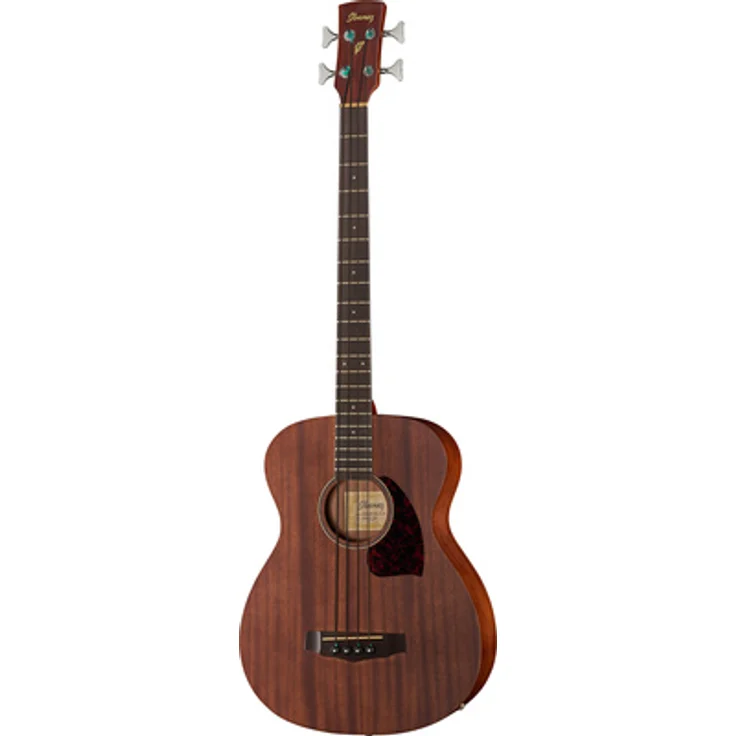 Ibanez PCBE12MH-OPN, Akustik-Bass 4-Saiter mit Sapele-Decke, Ahornhals, Ibanez AEQ-2T Preamp und Stimmgerät, natur (open pore)