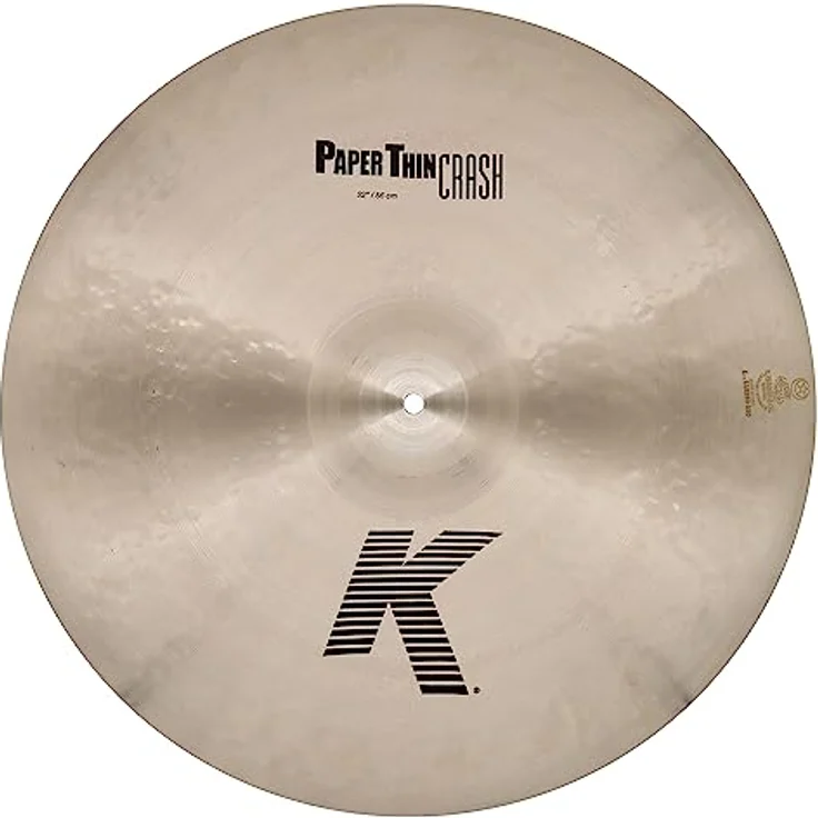 Zildjian K-Series Paper Thin Crash 22", hochwertiges Crash Becken für Schlagzeug, präzise Verarbeitung und ausgewählte Materialien – Bild 1