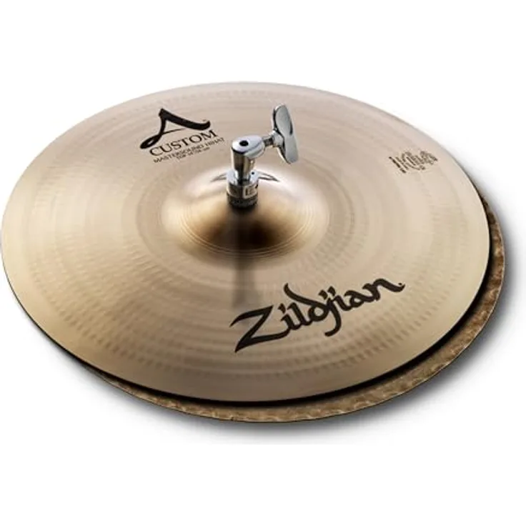 Zildjian A Custom Series - 14 Zoll Mastersound Hi-Hat Cymbals, Kupfer/Zinn-Legierung, mittleres dünnes Gewicht