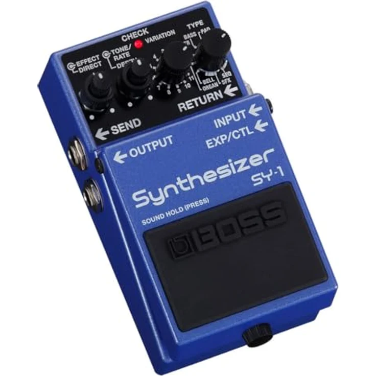 BOSS SY-1 Synthesizer Gitarrenpedal, 121 reaktionsstarke Sounds, Plug-and-Play ohne Latenz, robuste Konstruktion – Bild 2