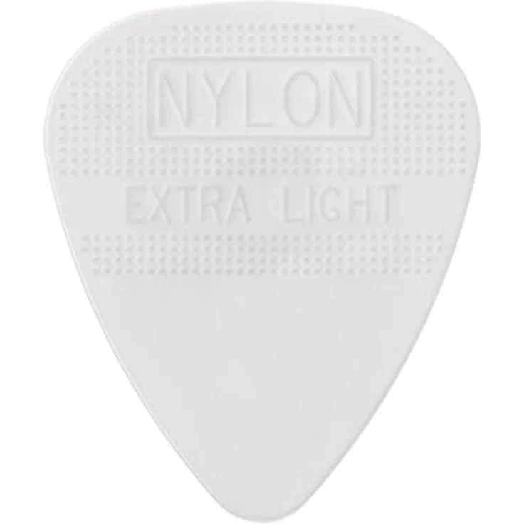 Dunlop Herco Vintage 66 Pick EL, Plektrum Pack mit 6 Stück, Standardform, Nylon, Extra Light, 26 mm breit, 30 mm lang – Bild 2