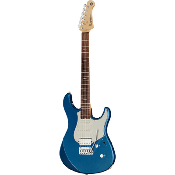 Yamaha Pacifica Standard Plus SPB RF, E-Gitarre in Sparkle Blue mit Erlenkorpus und Ahornhals, 22 Edelstahlbünden, Reflectone Tonabnehmer, inkl. Gigbag