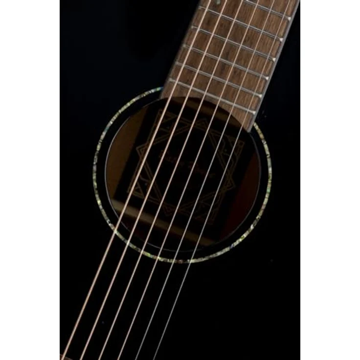 Baton Rouge X15S/D-B, Westerngitarre Dreadnought mit massiver Fichtendecke, Mahagoniboden, Okoume-Hals, schwarzes Hochglanz-Finish – Bild 2