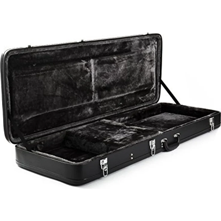 Thomann Heavy Bass Gigbag, Gitarrentasche mit 20mm Schaumstoffpolsterung, 2 Außentaschen, passend für T-Bird und ESP/LTD EX104 Modelle, schwarz – Bild 4