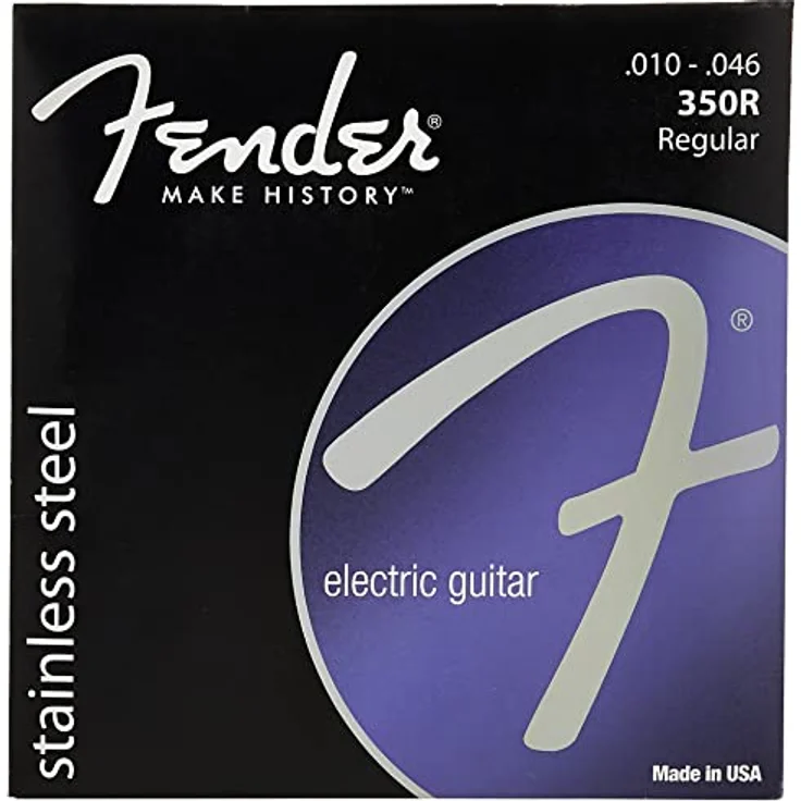 Fender 350R, E-Gitarren Saiten, 010-046, Edelstahl – Bild 1