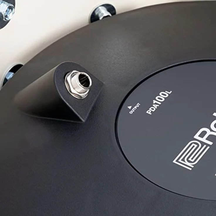 Roland 10"x04" PDA100L-BK Tom Pad, Zwei Zonen, Holzkessel, Mesh Heads, Finish: Schwarz, inklusive Klemme für 10,5mm Tomhalter – Bild 6