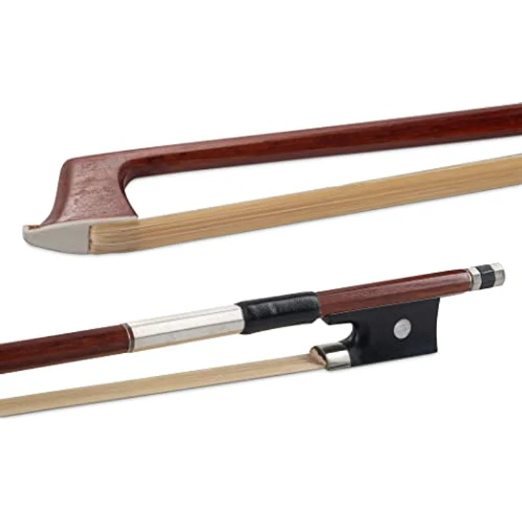 Gewa Student Violin Bow 4/4, Geigenbogen aus Massaranduba mit Ebenholzfrosch und Naturhaarbezug – Bild 1