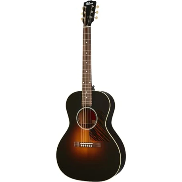 Gibson L-00 Original Ebony, Westerngitarre mit massiver Sitka-Fichtendecke, Mahagonikorpus und LR Baggs VTC Tonabnehmersystem, schwarz – Bild 2