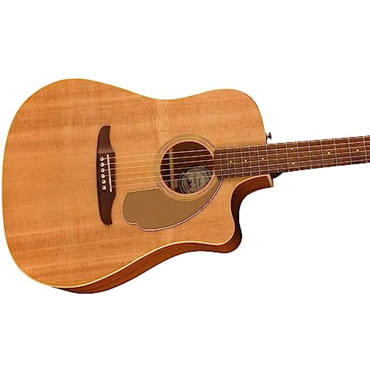 Fender Redondo Player NAT, Westerngitarre mit massiver Fichtendecke, Sapele Boden und Zargen, Satin-Finish, natur – Bild 7