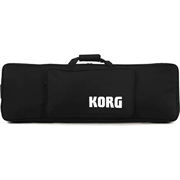 KORG Softcase für KROME 61 und KingKORG, leichtes Rucksack-Softcase in Schwarz mit Staufach für Zubehör