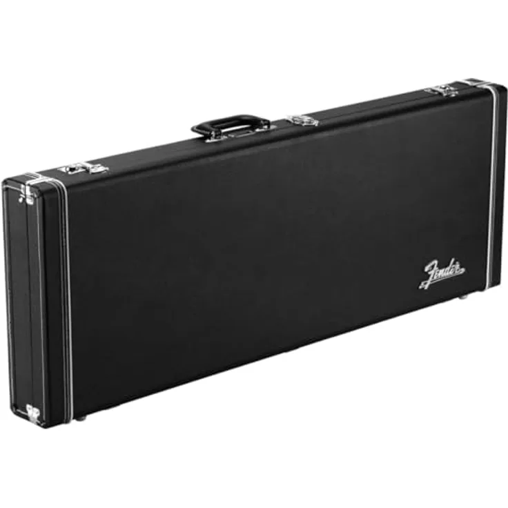 Fender CLSC SRS Case Jazzmaster, Gitarrenkoffer mit großem Zubehörfach, schwarz