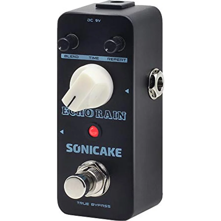 SONICAKE Digital Delay Pedal Echo Rain, Analog Style Hybrid mit 500ms Verzögerungszeit und MOD Funktion – Bild 1