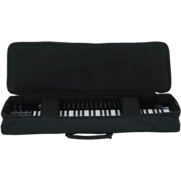Gator GKB-61 Slim, Keyboardtasche aus robustem Nylon für 61 Tasten Keyboards, schwarz – Bild 6
