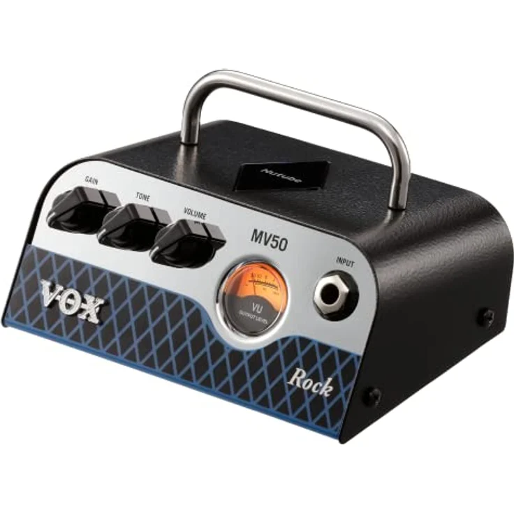 Vox MV 50 CR Rock, E-Gitarren-Topteil mit analogem Vorverstärker, 50 Watt Class D, Nutube-Technologie, stylisches Retro-Design, inkl. 19 Volt Netzteil – Bild 5