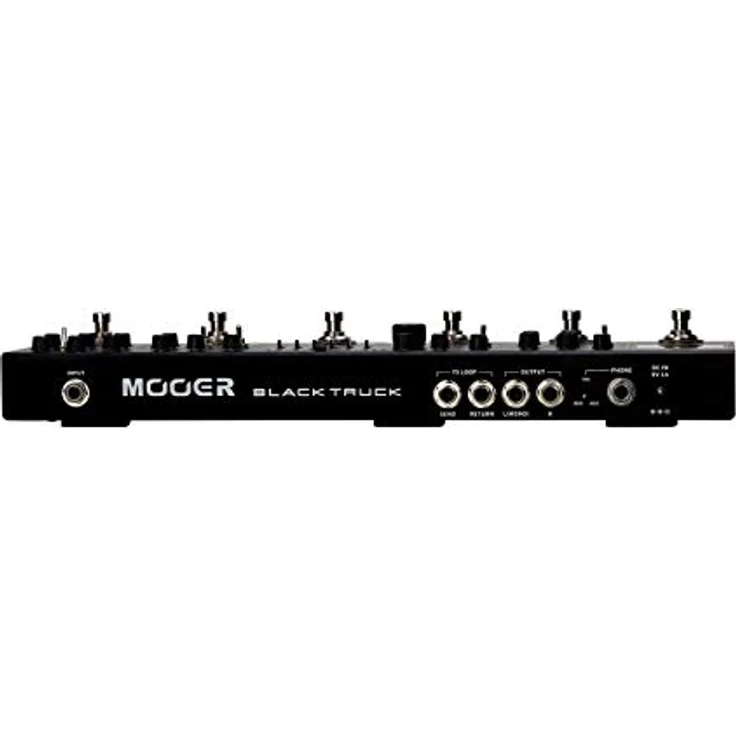 Mooer Black Truck Multi-Effects Unit, Multieffektgerät für E-Gitarre mit 7 Effekten, integriertem Stimmgerät und Speaker Simulation, schwarz – Bild 2