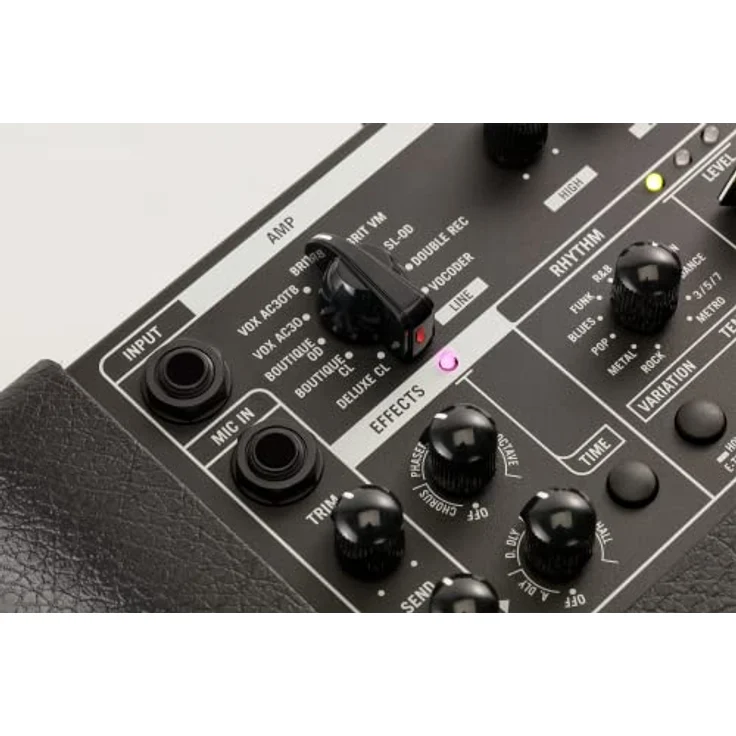 Vox Mini Go 3, Modelling Combo Verstärker für E-Gitarre mit 11 Verstärkermodellen, 8 Effekten und integrierter Rhythmussektion, 3 Watt, schwarz – Bild 7