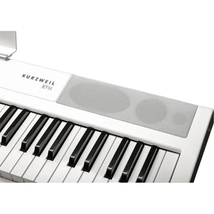 Kurzweil KaS1, Digitales Piano mit 88 Tasten Hammermechanik, 128-stimmiger Polyphonie, KORE 1.0 Sound Library, USB-Audio- und MIDI-Anschluss, weiß – Bild 5