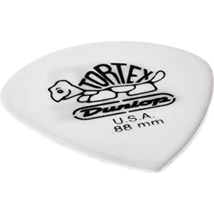 Jim Dunlop Plektrum Tortex White Jazz III, 0,88mm, robuste Konstruktion, 72 Stück – Bild 3