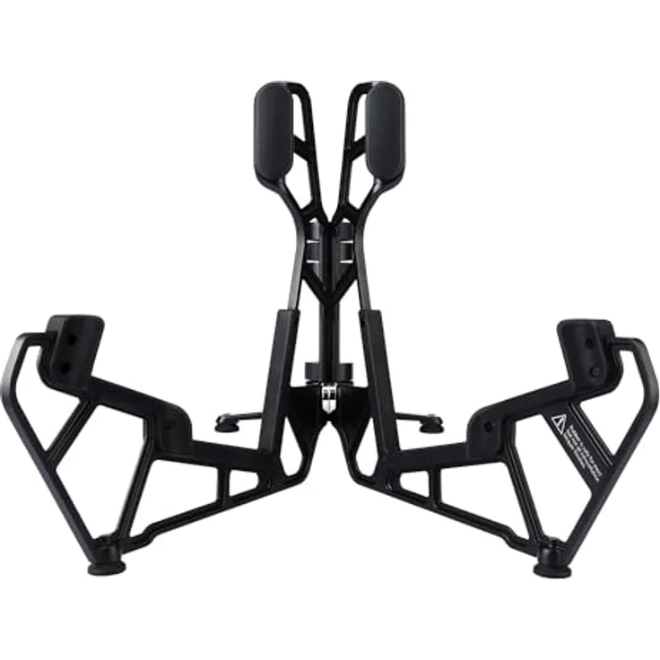 XVive G1 Butterfly Guitar Stand, kompakter Gitarrenständer aus Aluminium mit Silikon- und Gummipolstern, geeignet für akustische und elektrische Gitarren, stabil und transportabel – Bild 2