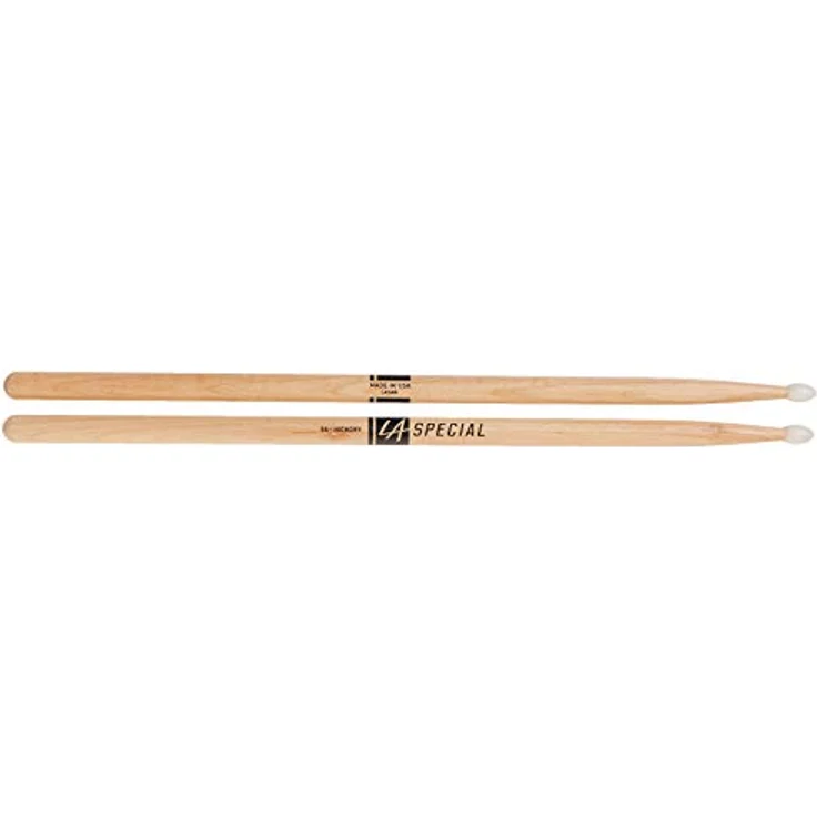 ProMark LA Specials 5A Hickory Drumsticks, ovaler Nylonkopf, 3 Paar für Studio und Live, 40,6 cm Länge – Bild 3