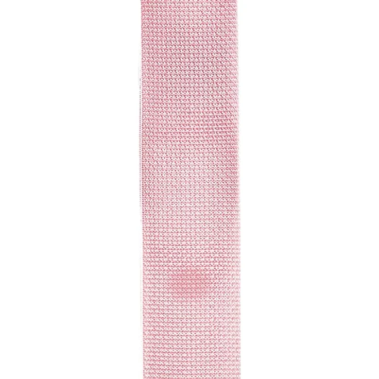 Daddario PWS106 Gitarrengurt, verstellbar von 89cm bis 152cm, 50mm breit, Nylon, Pink mit Lederenden – Bild 2