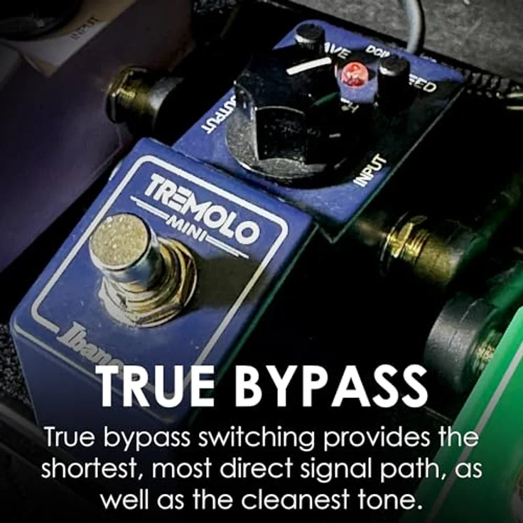 Ibanez TRMINI Effektpedal für E-Gitarre & Bass, Tremolo Effekt mit Wave, Speed und Depth Reglern, Made in Japan – Bild 6