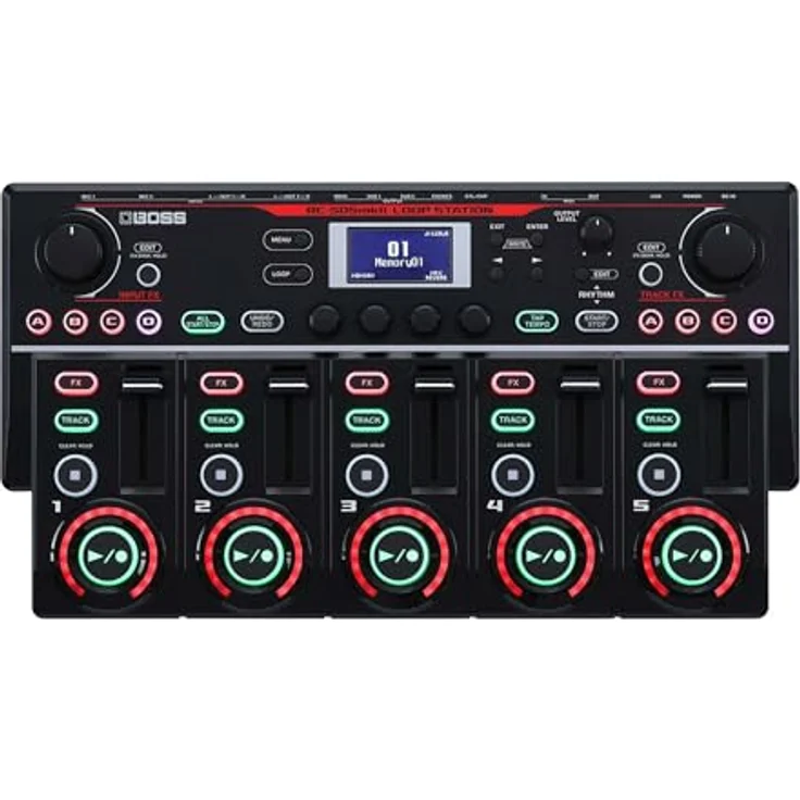 BOSS RC-505mkII Loop Station mit fünf simultanen Stereo-Phrasenspuren, integrierter Effektauswahl und robusten Fadern – Bild 1
