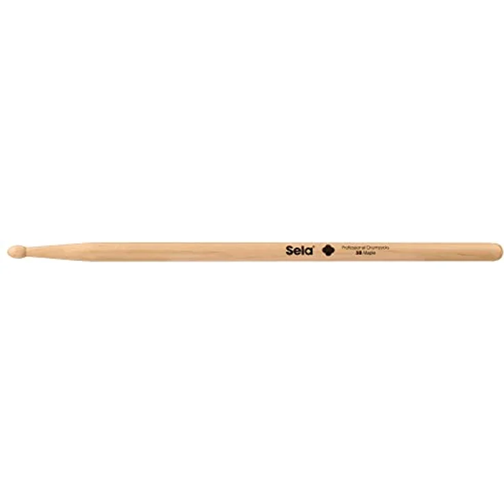 Sela Professional Maple 5B Drumsticks, Schlagzeug-Sticks aus Ahornholz mit ovaler Kopf-Form, ideal für sanften Rock, 1 Paar – Bild 2