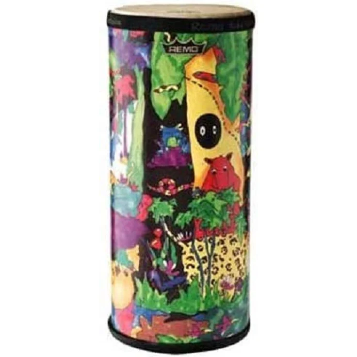 Remo 15"x6,5" Conga Kid's Perc, Percussion-Instrument in Rain Forest Farbe mit Acousticon Kessel und Fiberskyn3 Fell, inklusive Gurt – Bild 2