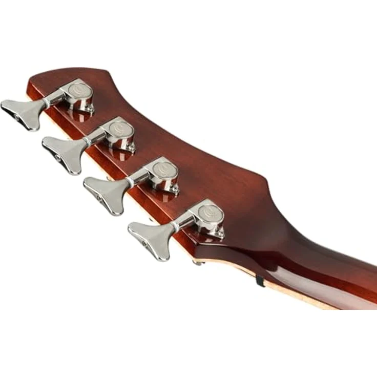 Ortega KTSM2-4 Ken Taylor Signature, 4-saitiger Akustik-Bass mit massiver Fichtendecke und Whiskey Burst Finish, inklusive wiederaufladbarer MagusX/B Elektronik – Bild 8