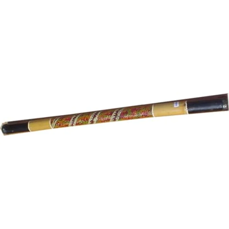 GURU SHOP Regenstab aus Bambus, Handgearbeitetes Percussion Instrument mit Granulatfüllung, 100 cm – Bild 1