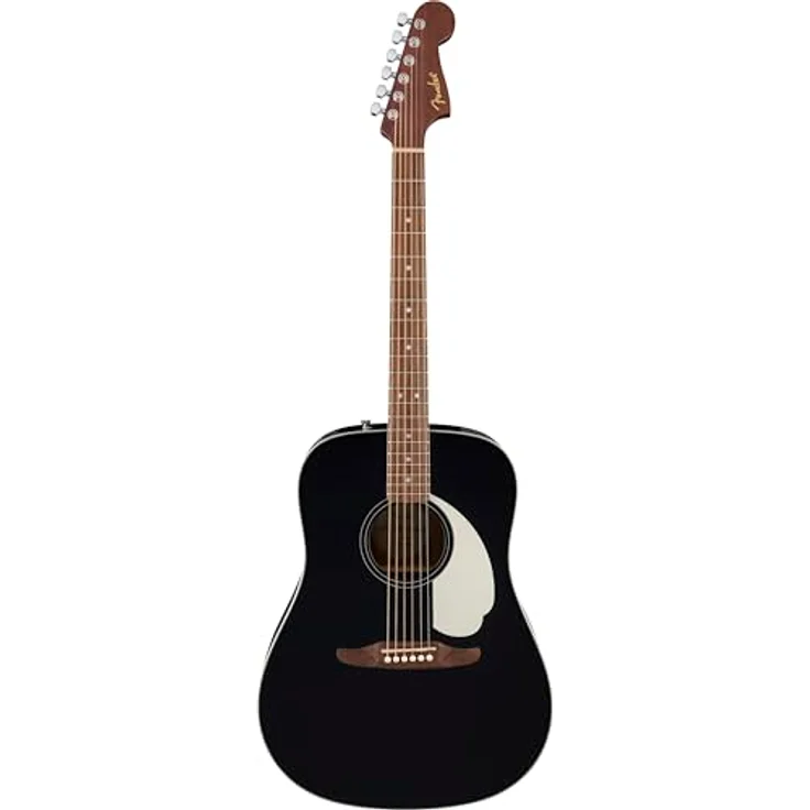 Fender CA STD Redondo IPG BLK, Westerngitarre in Dreadnought-Form mit Fichtendecke, Sapele Korpus und Walnuss-Griffbrett, schwarz – Bild 1